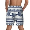 thumbnail image 4 of Uemuo Sea Underwater Turtles Pattern Mens Swim Trunks Quick Dry Board Shorts with Mesh Lining, Stretch Beach Shorts Quick Dry No-Chafing Board Shorts-XX-Large, 4 of 9