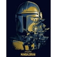 thumbnail image 2 of Men's Star Wars: The Mandalorian Element of Surprise Graphic Tee Navy Blue Medium, 2 of 5
