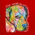 thumbnail image 2 of Neon Lab Dog Lover Shirt | Labrador Dogs Speak To Those Who Listen | Dean Russo Art Animal Lover Mens Tank Top, Red, Small, 2 of 6