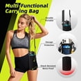 thumbnail image 4 of 32oz 40oz 64oz Water Bottle - with Straw & Auto Spout , Carrier Bag & Paracord Handle, Stainless Steel Water Bottles 32 OZ Thermal Flask for  Work Travel, Cold-48Hrs Hot-24Hrs, 4 of 6