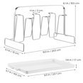 thumbnail image 2 of Luxshiny Milk Bottles Holder Cup Rack Silver Versatile Use for Household Users 1Set, 2 of 8