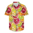 thumbnail image 4 of ZCFZJW Summer Men's Hawaiian Shirt Big and Tall Regular Fit Short Sleeve Floral Print Button Down Shirts Tropical Vacation Beach Shirts Tops Multicolor#10 XXXXL, 4 of 5