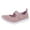 Purple, variant on HBFAGFB Sneakers for Women Simple Mesh Breathable and Comfortable Hook Loop Slip on Shoes Beige Size 42