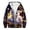 Blue, variant on Girls Cute Cartoon Cat Print Zip Up Hoodie Jacket, Kids Full Zip Long Sleeve Hooded Coat for Fall Daily Casual Outdoor Wear(Pink2,11-12 Years)