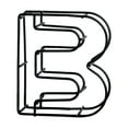 thumbnail image 2 of Clear Texture Alphabet Figurine Minimalist Design Wrought Iron Three-dimensional Universal Alphabet Adornment Home Decor, 2 of 8