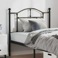 thumbnail image 1 of vidaXL Metal Headboard Black 100 cm, 1 of 4