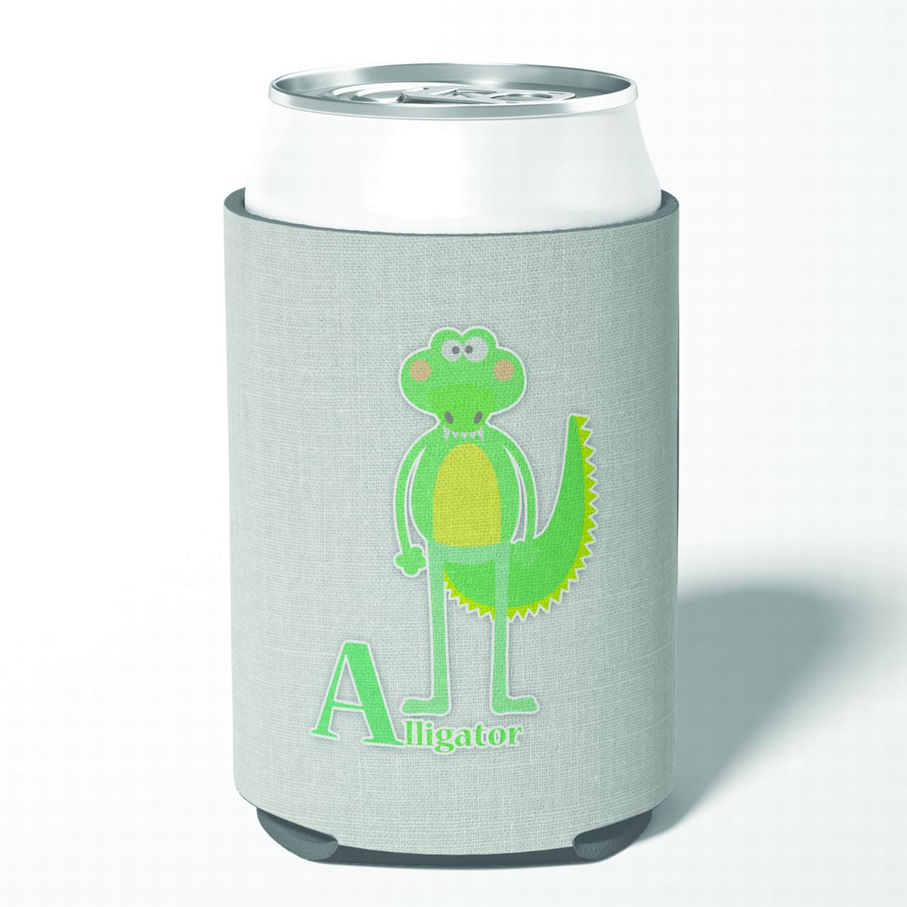 Alphabet A for Alligator Can or Bottle Hugger