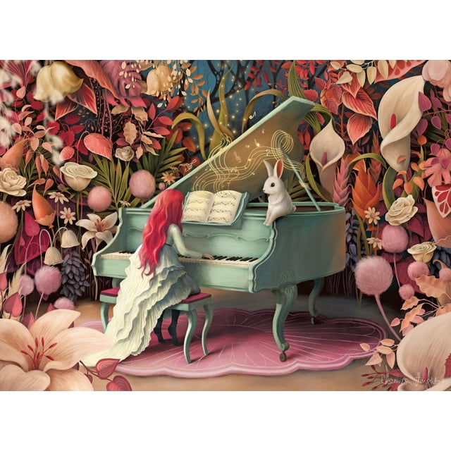 Rompecabezas Ravensburger Rabbit Recital 500 piezas
