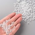 thumbnail image 4 of Glass Seed Beads Frosted Colors Round White 4mm Hole: 1~1.5mm about 1000pcs/100g, 4 of 5