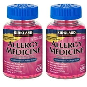 KS Allergy Medicine Diphenhydramine HCI 25mg 600 Tablets 2 Pack