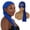 Blue, variant on Hairweave Sleeve for Locs, Lightweight & Breathable Drawstring Cap for Braids, Dreadlocks, Wig Styling & Protective Hair Care