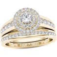 thumbnail image 1 of AKYUSGFL Fashion Rings for Women Synthetic Diamond Studded Zirconia Inlaid Rings Wedding Engagement Rings Jewelry Accessory Gifts, 1 of 5
