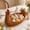 M, variant on Rattan Woven Storage Basket, Chicken Shaped Fruit Wicker Bread Basket Food Serving Basket Decorative Snack Bowl Easter Egg Basket for Home Kitchen