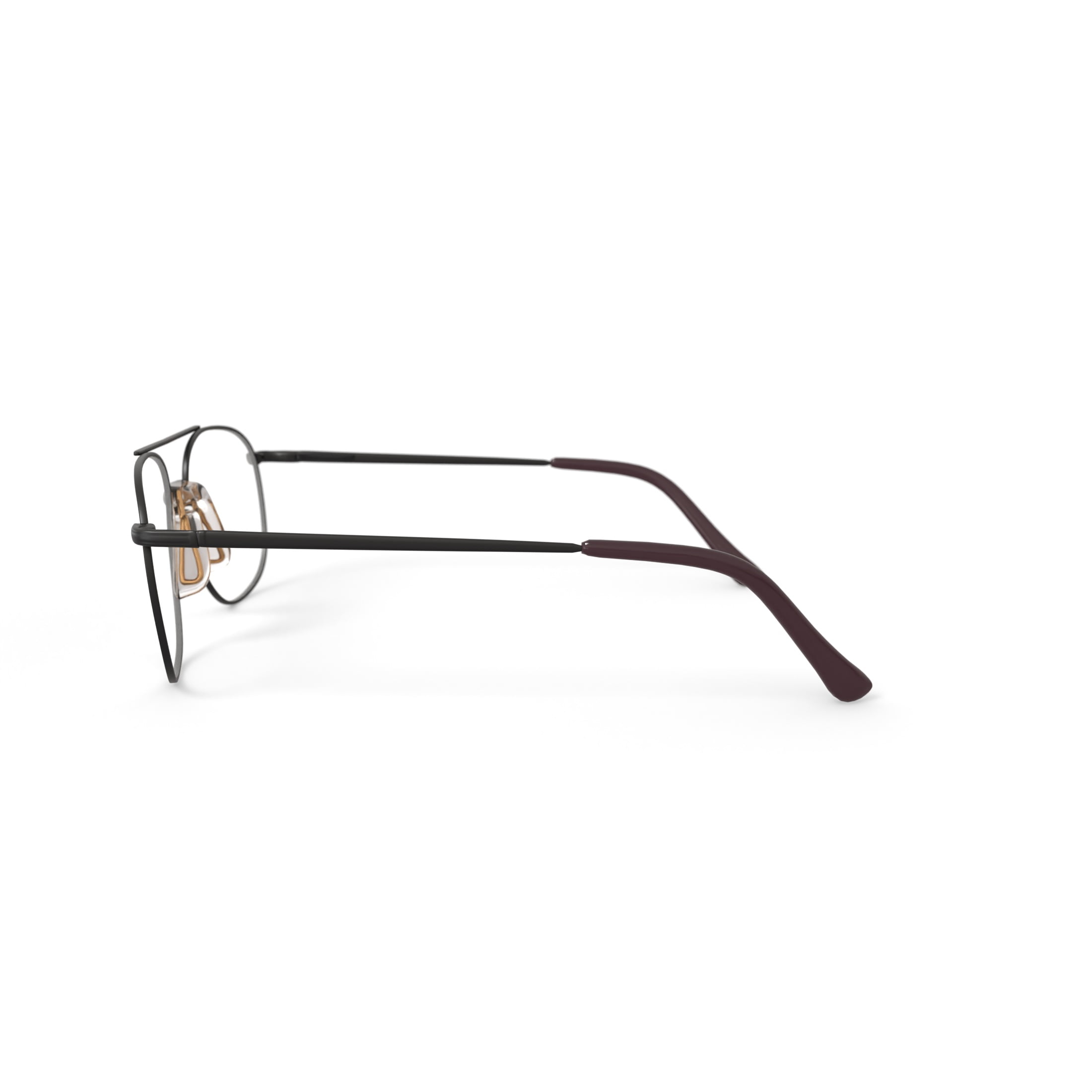 Via Milano Men's Kyle Square Prescription Eyeglasses with Case, Brown