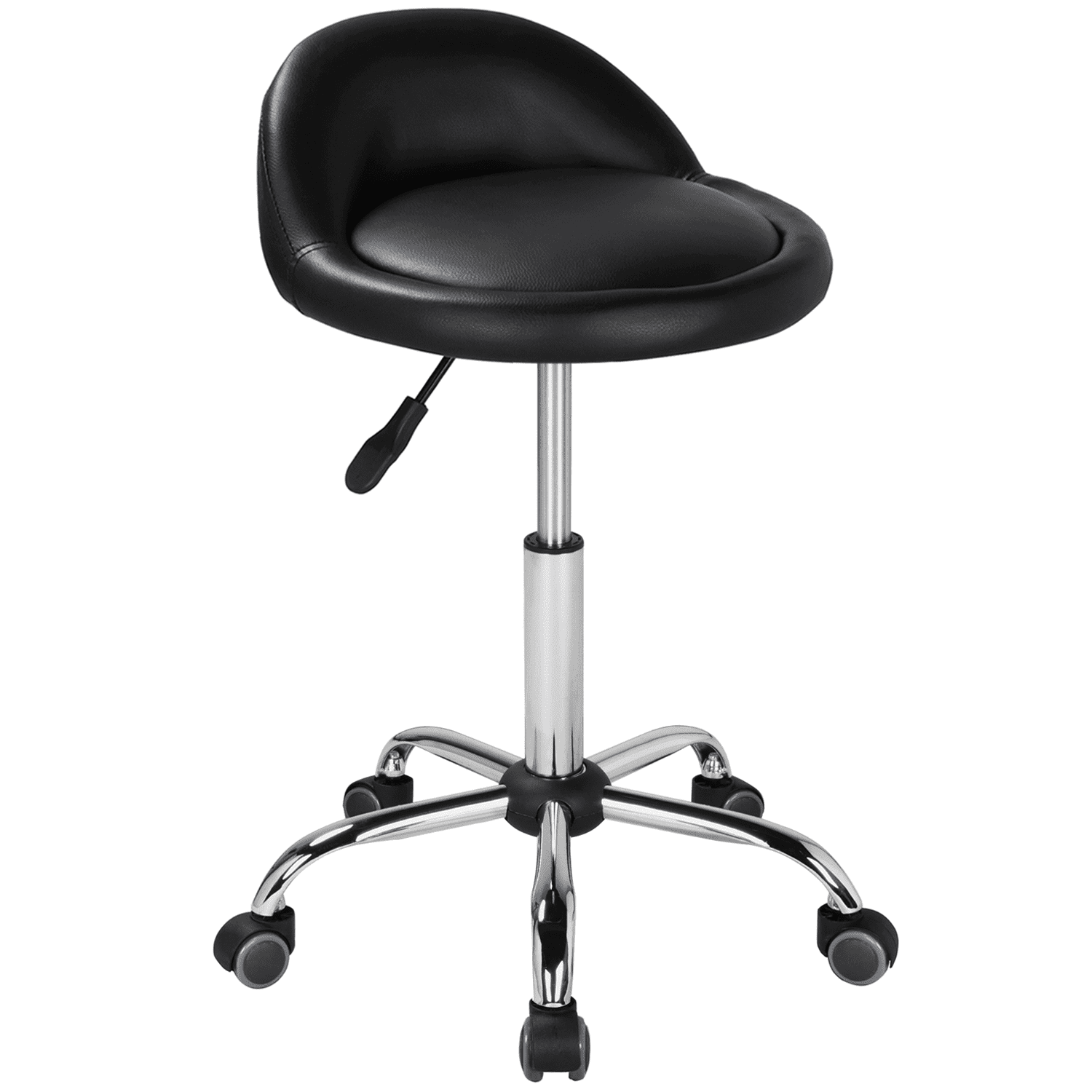Professional Medical Spa Massage Stool Office Chair Garage Chairs Salon Stool Manicure Chair Lifting Stool with Wheels Black ❤️USA Fast Shippment❤️ Tuscom Drafting Stool with Back Cushion