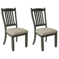 Signature Design by Ashley Tyler Creek Dining Room Upholstered Chair, Set of 2, Antique Black