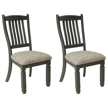 Signature Design by Ashley Tyler Creek Dining Room Upholstered Chair, Set of 2, Antique Black