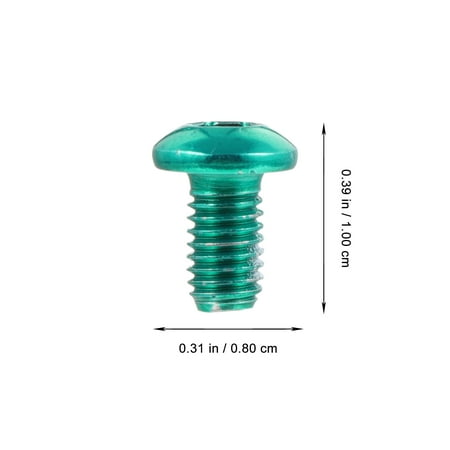 

NICEXMAS 1 Box of 12 Pcs Bike Disc Bolts Disc Fixing Screws Colorful Brake Disc Screws