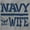 Sport Grey, variant on US Navy Wife Military Anchor Logo Women Plus Size Long Sleeve Tee Brisco Brands 3X