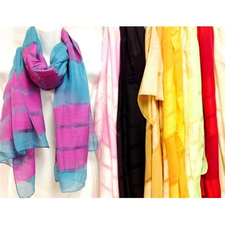 Burberry Silk Scarf - Bulk Buys Wholesale Silk Scarf Sectional Light Weight Scarves Assorted - Case of 36