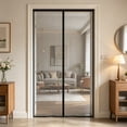 thumbnail image 4 of Magnetic Screen Door Mesh Curtain with Self Closing Magnets, No Drill, Pet Friendly Door Screen for Patio, Entryway, Bedroom, Kitchen, Balcony, 4 of 6