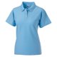 thumbnail image 1 of Jerzees- Polo de manga corta de colores resistente para mujer (Azul cielo), 1 of 2