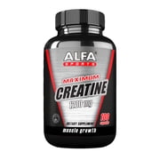 ALFA SPORTS® Maximum Creatine dietary supplements - 1200mg capsules for muscle growth and performance - 100 Capsules