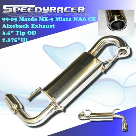 Miata Performance Exhaust - 1999-2005 Mazda MX5 Miata NA6CE Alxeback Exhaust 3.5