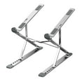 thumbnail image 1 of pitrice Foldable Laptop Holder Adjustable Height Ergonomic Notebook Tablets Typing Gaming Table Stand PC Lifter Household Office Gifts Silver, 1 of 9