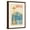 Brown Frame, variant on Art.com Seattle, Washington - Woodblock Art Print by Lantern Press, Black Frame Wall Art, 21" x 29"