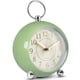 thumbnail image 1 of (Verde) Reloj despertador analógico retro, campana doble, campana sin tictac, V, 1 of 5