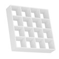 thumbnail image 3 of Estante de rejilla para casa de muñecas, 1:12, muebles para casa de muñecas de 16 rejillas, estante para casa de muñecas diseñado con precisión, 3 of 14