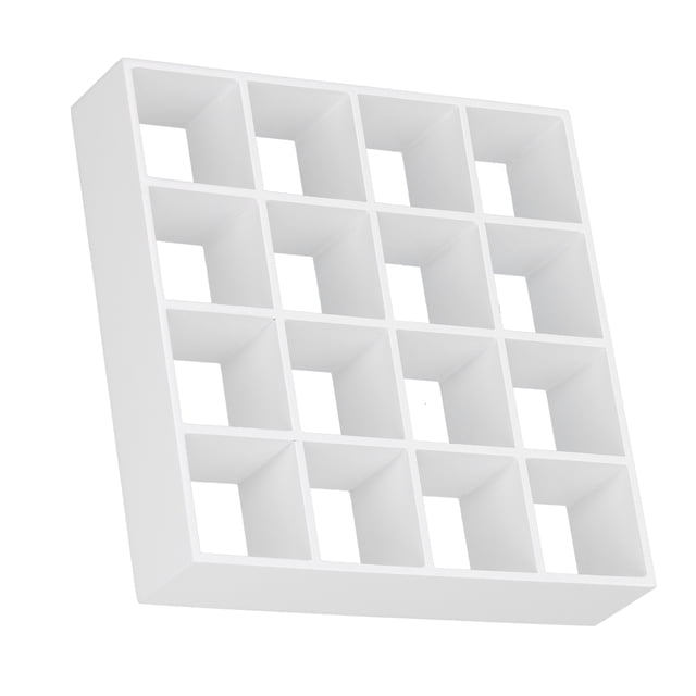 Estante de almacenamiento para casa de muñecas, casa de muñecas 1:12, 16 rejillas, accesorios para casa de muñecas, muebles para casa de muñecas, rendimiento lleno de energía
