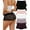 6Pack A, variant on FINETOO Lace Underwear For Women Boy Shorts Cheeky Breathable Panties Invisible Embroidery Floral Briefs S-XL 6 Pack