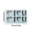 thumbnail image 3 of WHEANG Washable Silicone Cake Cake Candy Chocolate Decorating Tray DIY Craft Project, 3 of 8