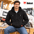 thumbnail image 7 of Bobcat Mens Zip Up Hoodie Cozy Fleece Full Sherpa Hooded Sweatshirt with Pockets, Sizes S-XL, 7 of 7