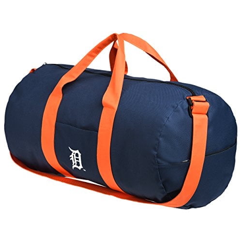 FOCO MLB Officially Licensed Detroit Tigers Vessel Barrel Duffle Bag