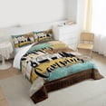 thumbnail image 3 of Homewish Happy Camping Bedding Comforter Set 2pcs for Kids Children Teens,Adventure Car Twin Comforter Sets Microfiber,Lodge Cabin Breathable Bedding Set,Super Cozy Room Decor, 3 of 8