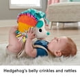thumbnail image 5 of Fisher-Price Cuddle ‘n Snuggle Hedgehog Plush Infant Sensory Toy with Rattle & Crinkle Sounds, 5 of 6