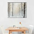 thumbnail image 2 of NJSTORE White Tree Canvas Large Wall Art for Living Room Winter Birch Framed Prints Tree Of Life Pictures Nature Scenery Painting Artwork Office Home Decor for Bedroom Dining, 2 of 6