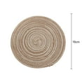 thumbnail image 3 of Round Placemats Farmhouse Boho Placemats Cloth Placemat Rustic Woven Placemats For Dining Table Set Circle Placemats Heat Resistant Placemats Table Mats, 3 of 5