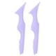thumbnail image 3 of 2 plantillas de delineador de ojos con punta puntiaguda, reutilizables, impermeables, de silicona, para maquillaje, color morado, 3 of 14