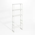 thumbnail image 2 of Furinno Turn-N-Tube Freestanding Over-The-Toilet Bathroom Shelves, Storage Rack with 3 Shelves, Plain White/White, 2 of 6