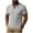 Gray, variant on Mens V Neck Tees Textured Short Sleeve Solid T Shirts Summer Casual Tops