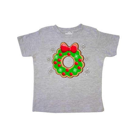 

Inktastic Christmas Wreath Cookie with Snowflakes Gift Toddler Boy or Toddler Girl T-Shirt