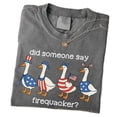 thumbnail image 3 of Firequacker Goose Patriotic Flag Funny Graphic Casual T-Shirt for Men and Women, 3 of 6