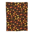 thumbnail image 1 of Thanksgiving Maple Throw Blanket, Super Soft Anti-Pilling Flannel Bed Blankets, 60"x50", 1 of 8