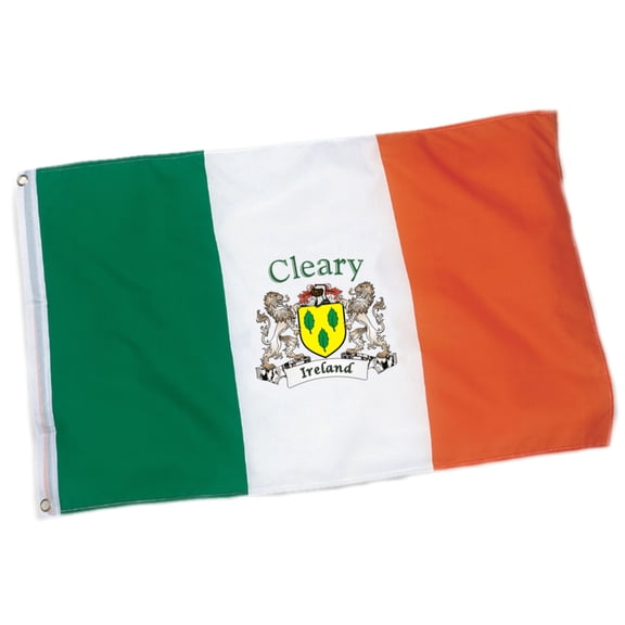 Cleary Irish Coat of Arms Heavy Duty Outdoor Ireland Flag - 2'x3'