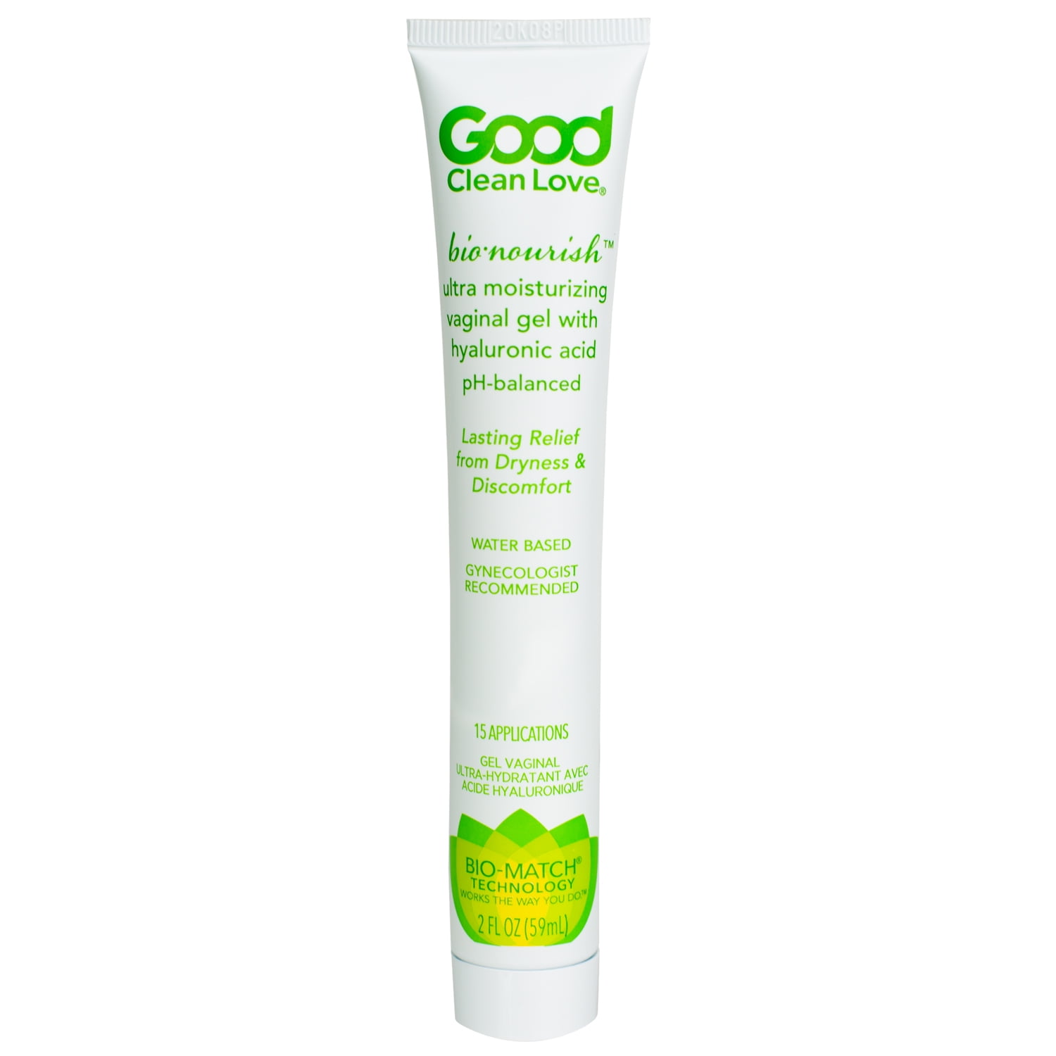 Good Clean Love: BioNourish® Ultra Moisturizing Vaginal Gel with Hyaluronic Acid, 2 oz