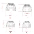 thumbnail image 2 of Auriculares de silicona Moondrop Spring Tips, 3 pares, S, 2 of 4